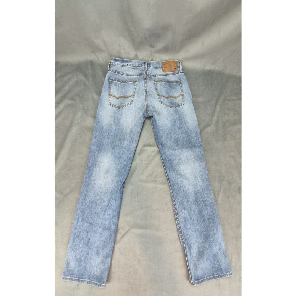 American Eagle Core Flex Original Straight 30x34 Light Washed Blue Jeans